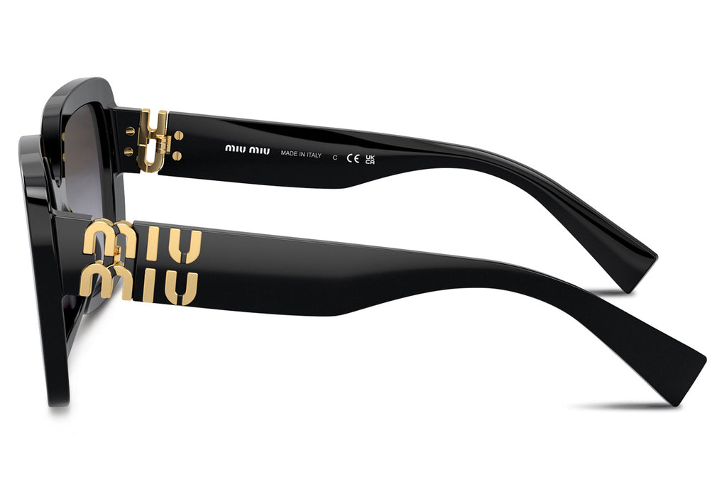 Miu Miu - MU 09ZS Sunglasses Black with Grey Gradient Lenses (1AB5D1)