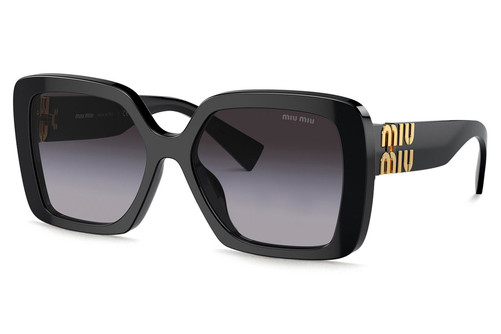 Miu Miu - MU 09ZS Sunglasses Black with Grey Gradient Lenses (1AB5D1)