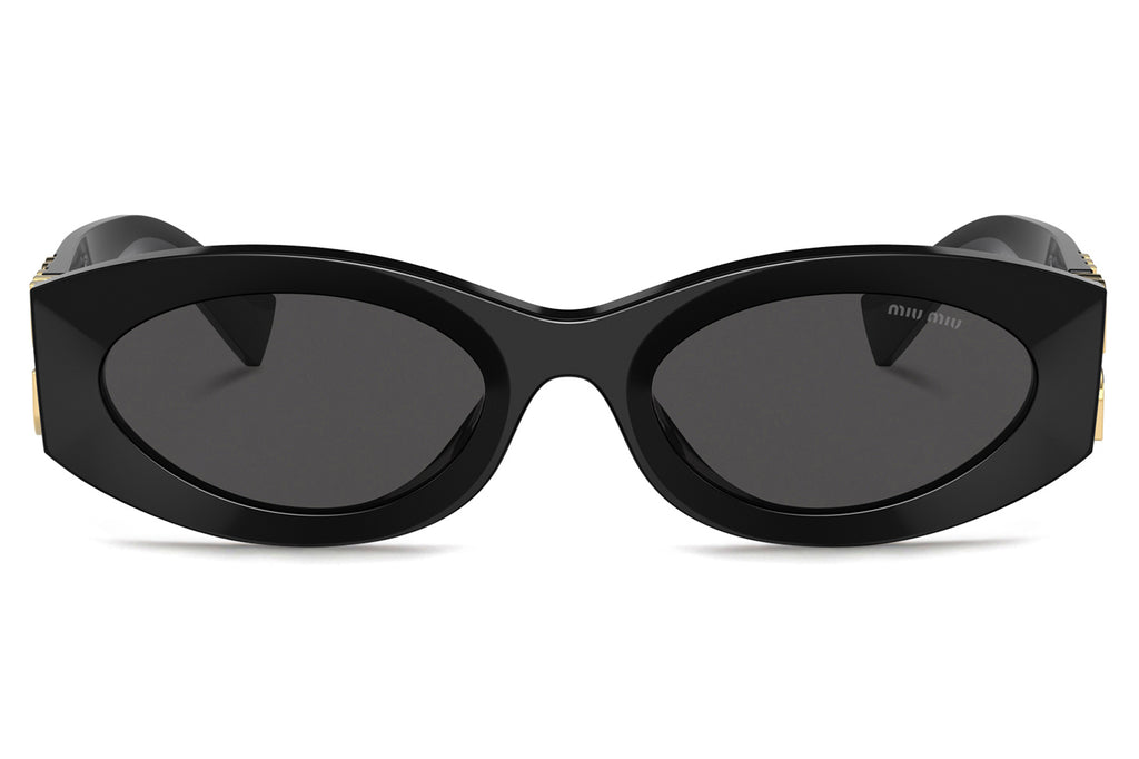 Miu Miu - MU 11WS Sunglasses Black with Dark Grey Lenses (1AB5S0)