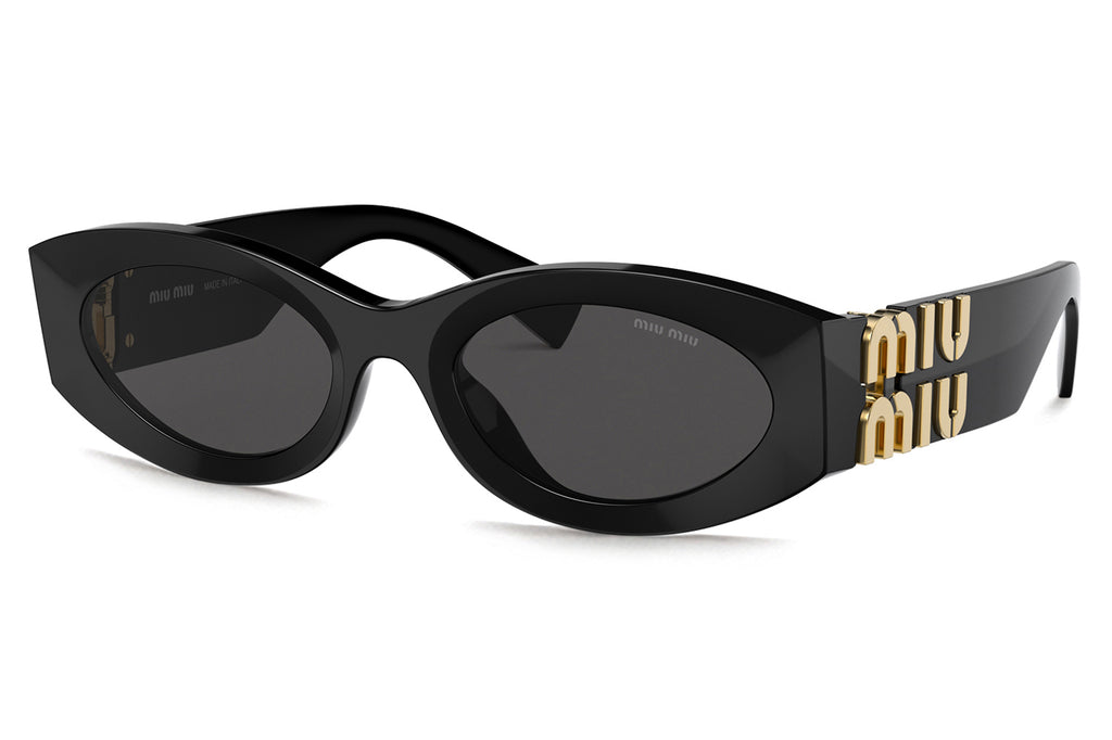 Miu Miu - MU 11WS Sunglasses Black with Dark Grey Lenses (1AB5S0)