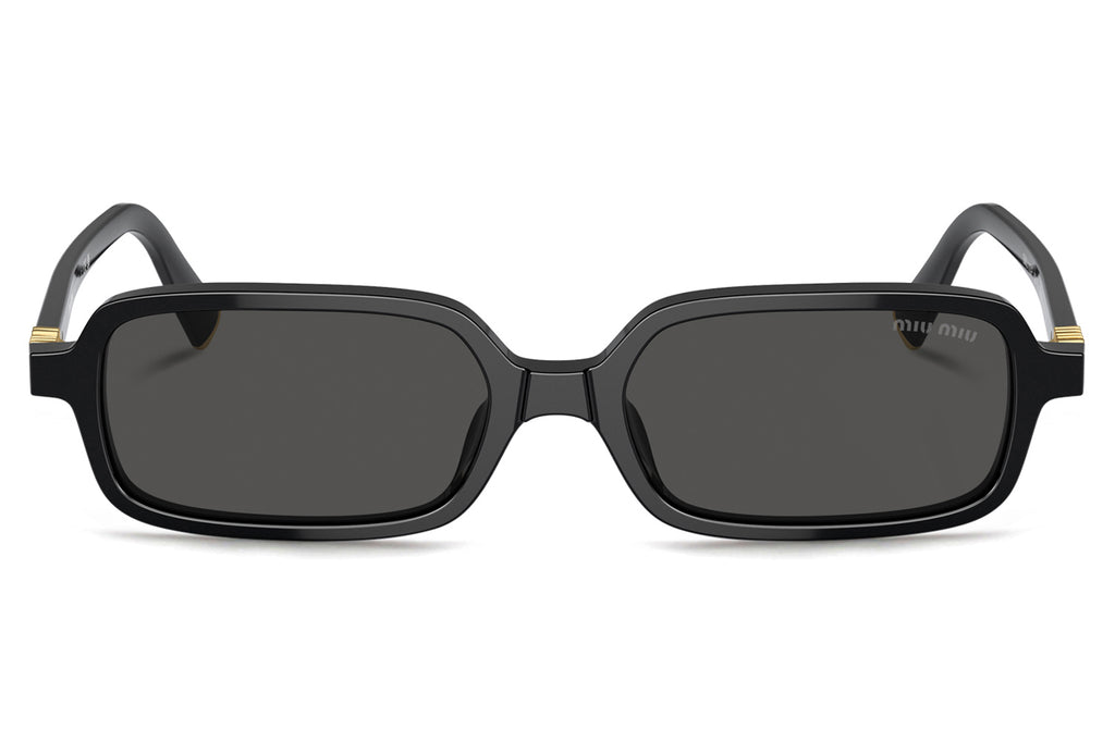 Miu Miu - MU 11ZSF (Low Bridge Fit) Sunglasses Black with Dark Grey Lenses (16K5S0)