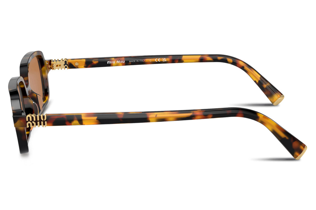 Miu Miu - MU 11ZSF (Low Bridge Fit) Sunglasses Honey Havana with Brown Lenses (VAU2Z1)