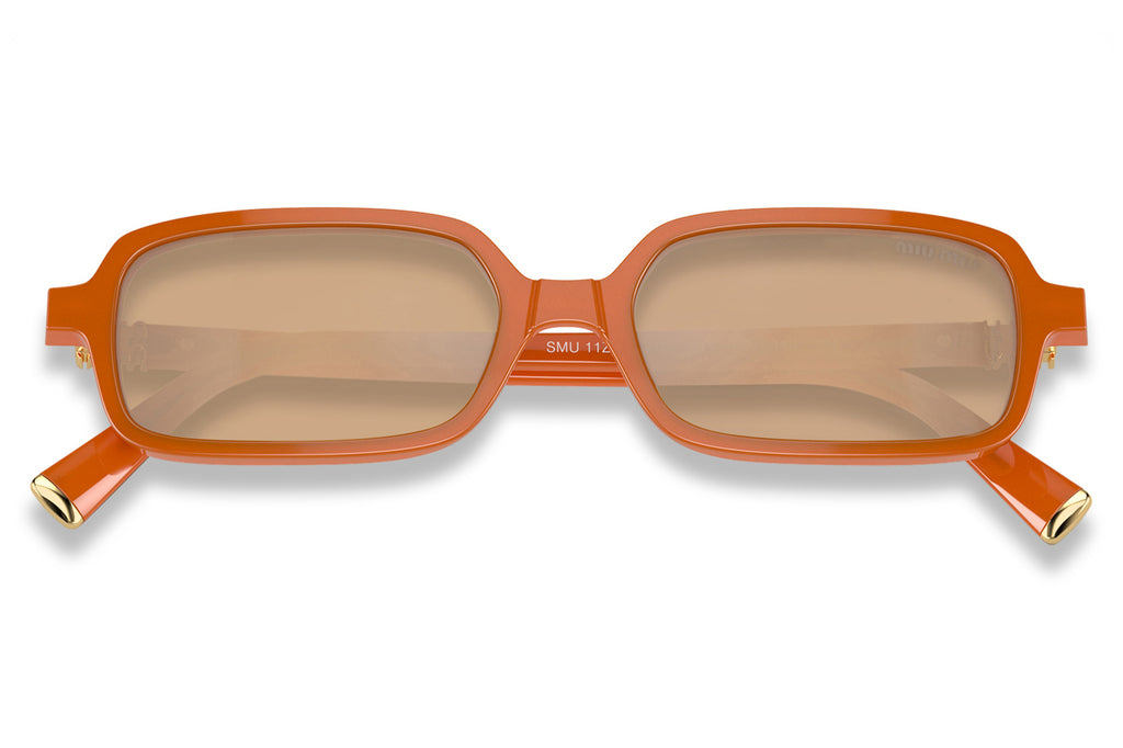 Miu Miu - MU 11ZS Sunglasses Turmeric Opal with Brown Lenses (11V40D)