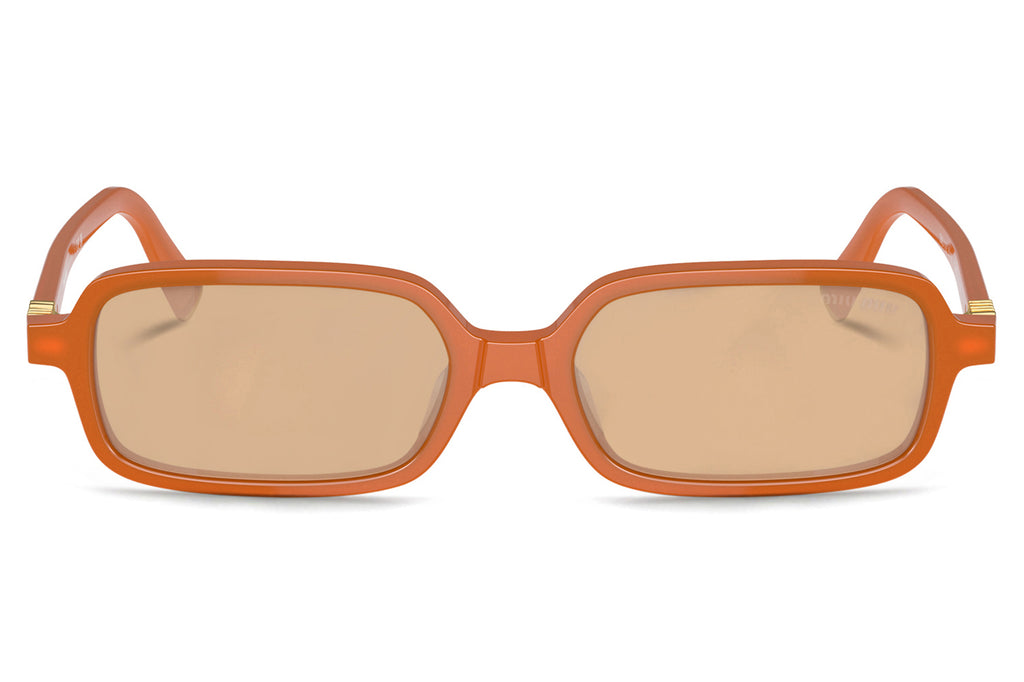 Miu Miu - MU 11ZS Sunglasses Turmeric Opal with Brown Lenses (11V40D)