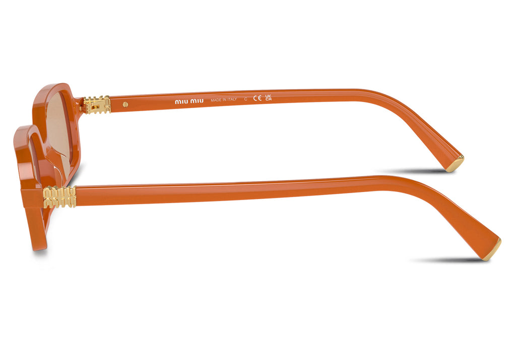 Miu Miu - MU 11ZS Sunglasses Turmeric Opal with Brown Lenses (11V40D)