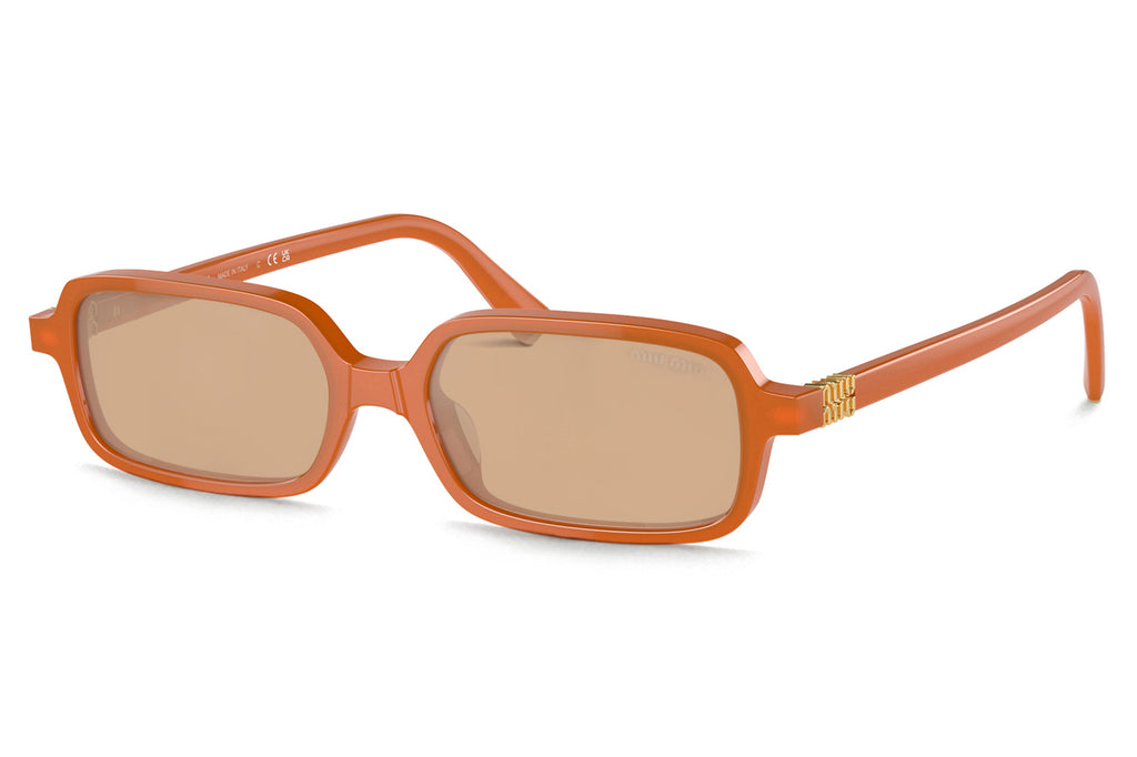 Miu Miu - MU 11ZS Sunglasses Turmeric Opal with Brown Lenses (11V40D)
