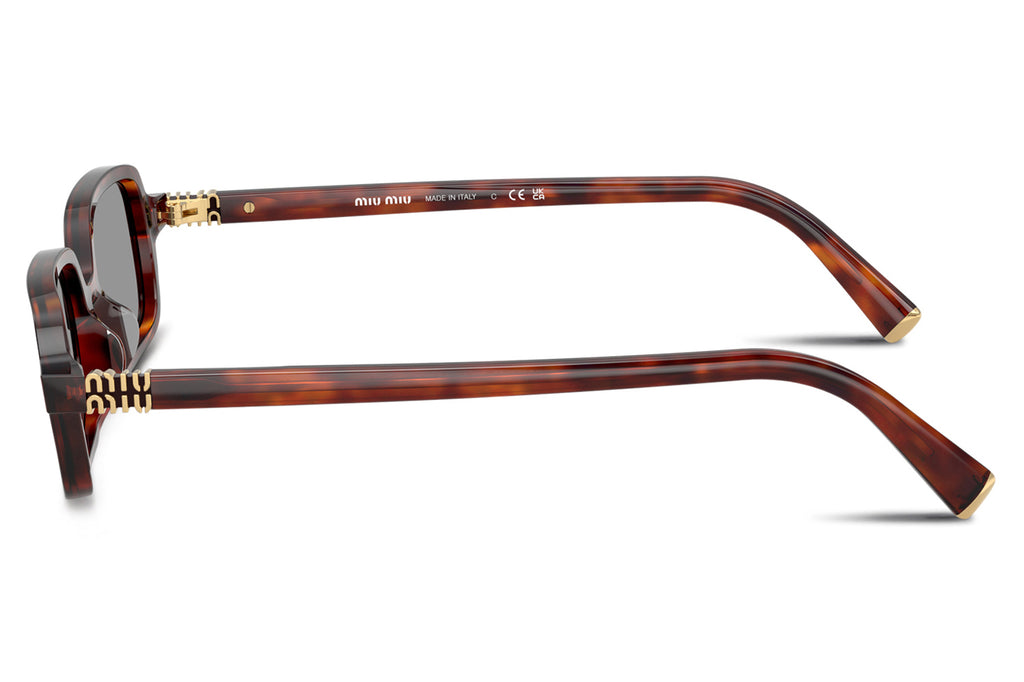 Miu Miu - MU 11ZS Sunglasses Havana Mahogany with Grey Lenses (21C40O)