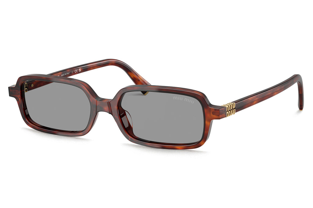 Miu Miu - MU 11ZS Sunglasses Havana Mahogany with Grey Lenses (21C40O)