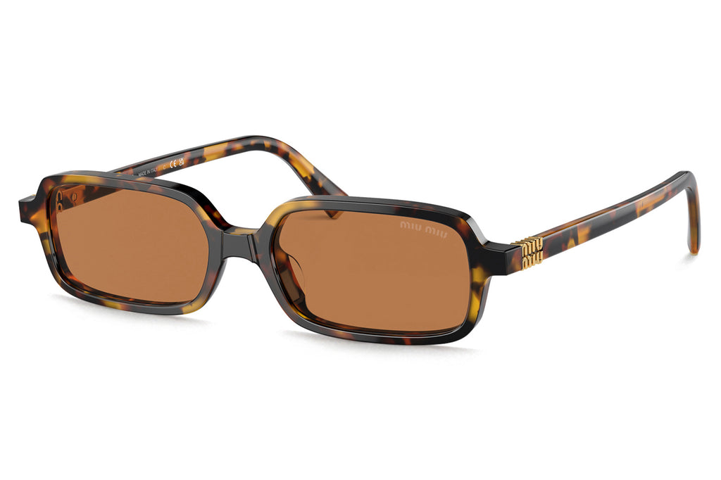 Miu Miu - MU 11ZS Sunglasses Honey Havana with Brown Lenses (VAU2Z1)