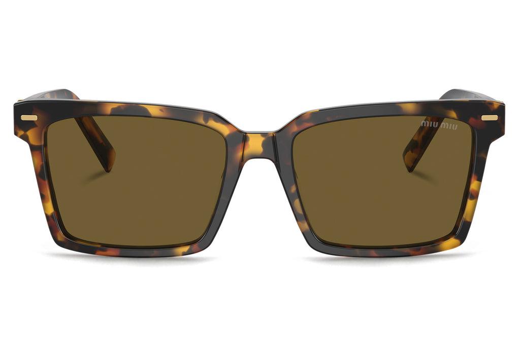 Miu Miu - MU 13ZSF (Low Bridge Fit) Sunglasses Honey Havana with Dark Brown Lenses (VAU01T)