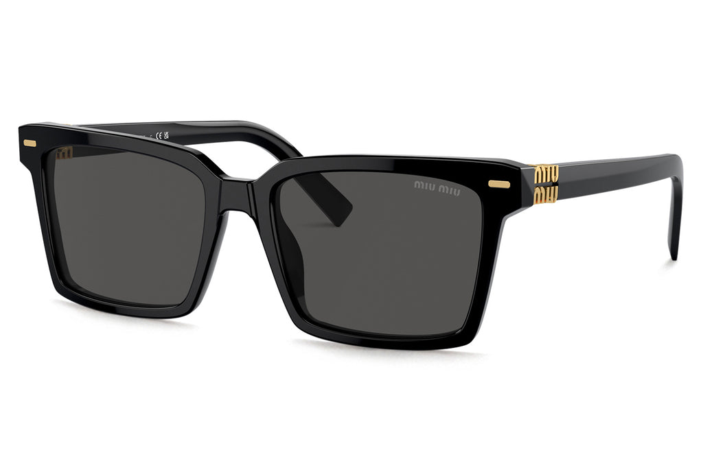 Miu Miu - MU 13ZS Sunglasses Black with Dark Grey Lenses (16K5S0)