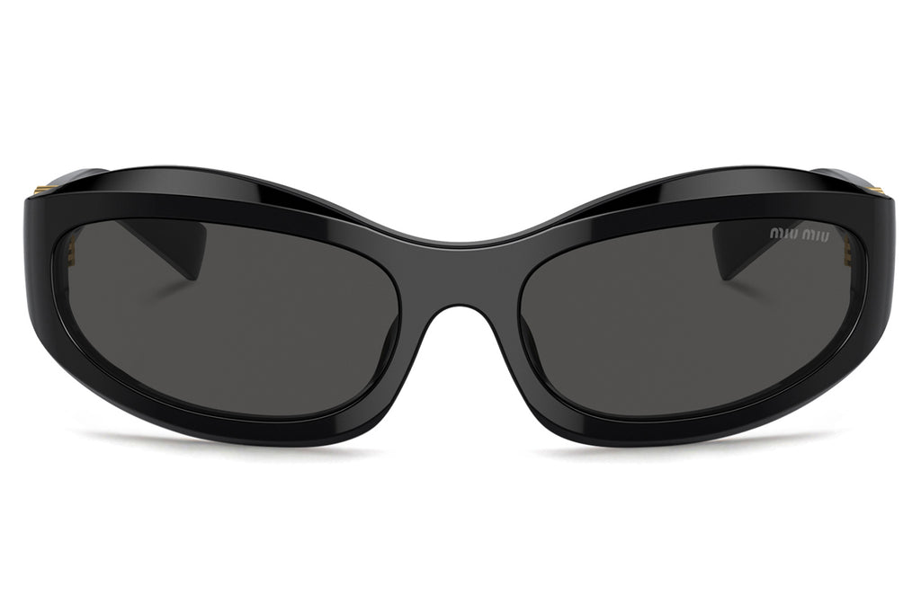 Miu Miu - MU 14ZS Sunglasses Black with Dark Grey Lenses (16K5S0)