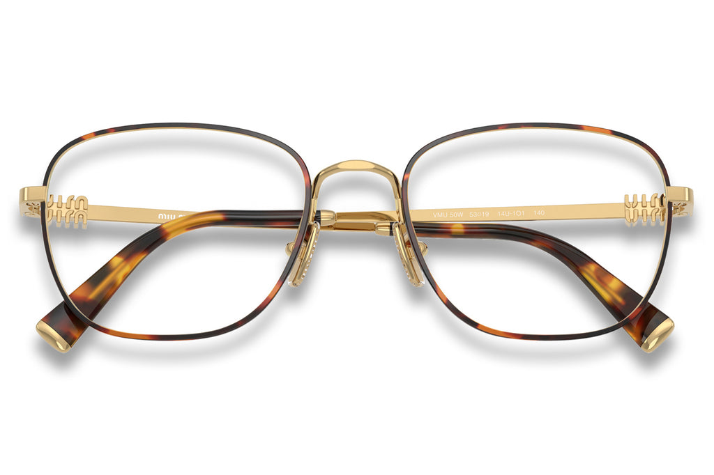 Miu Miu - MU 50WV Eyeglasses Honey Havana (14U1O1)