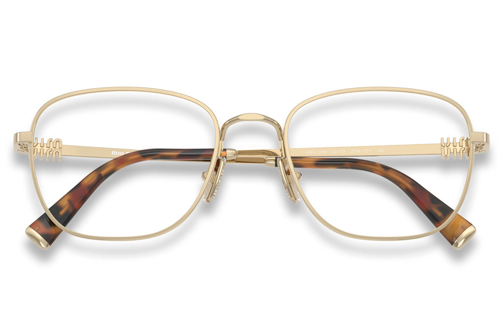 Miu Miu - MU 50WV Eyeglasses Pale Gold (ZVN1O1)