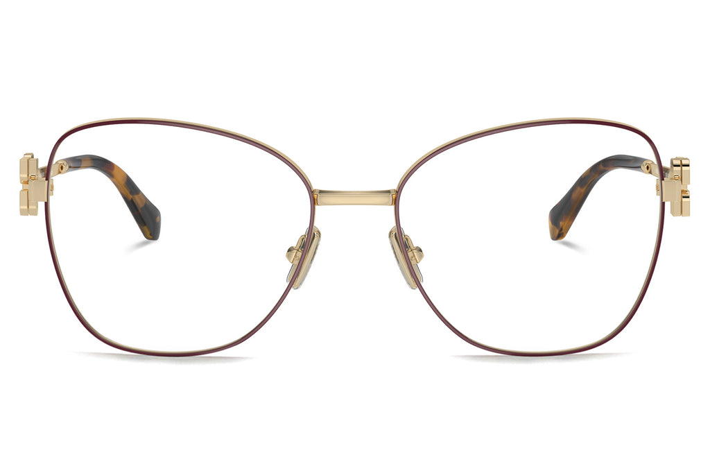 Miu Miu - MU 50XV Eyeglasses Bordeaux/Pale Gold (09X1O1)
