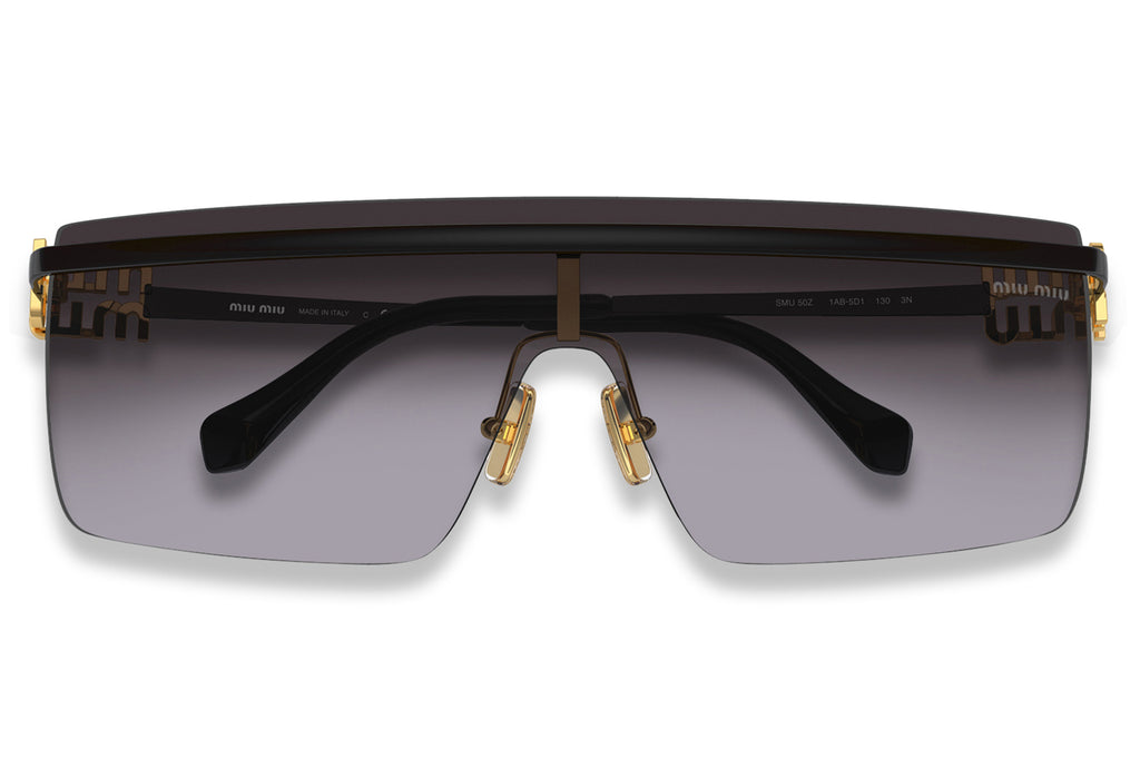 Miu Miu - MU 50ZS Sunglasses Black with Grey Gradient Lenses (1AB5D1)