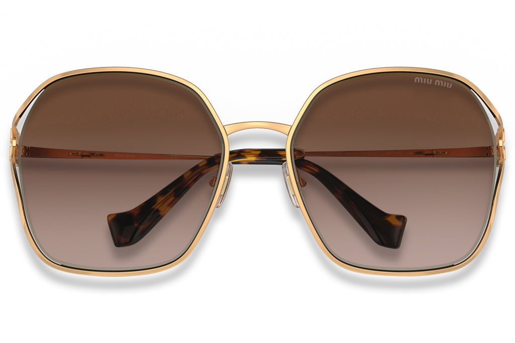 Miu Miu - MU 52WS Sunglasses Brass with Brown Gradient Lenses (7OE6S1)
