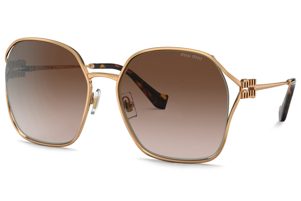 Miu Miu - MU 52WS Sunglasses Brass with Brown Gradient Lenses (7OE6S1)