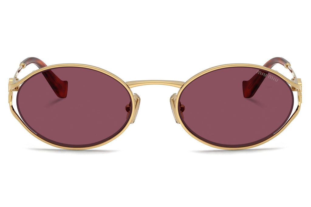 Miu Miu® - MU 52YS | Oval Deconstructed Metal Sunglasses