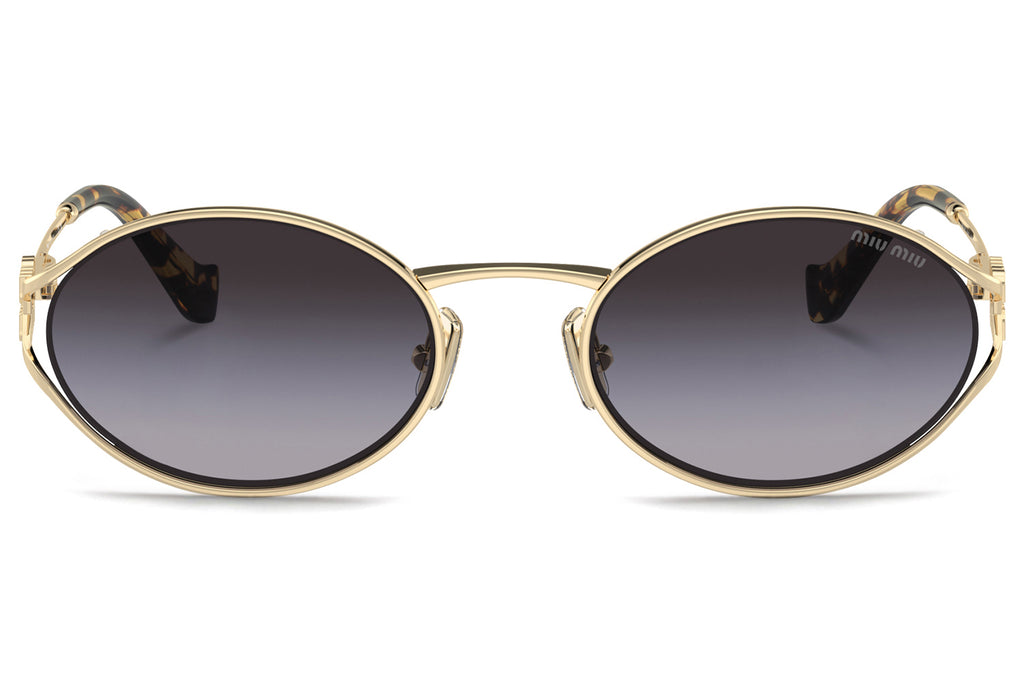 Miu Miu - MU 52YS Sunglasses Pale Gold with Grey Gradient Lenses (ZVN5D1)