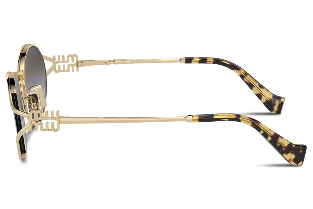 Miu Miu - MU 52YS Sunglasses Pale Gold with Grey Gradient Lenses (ZVN5D1)