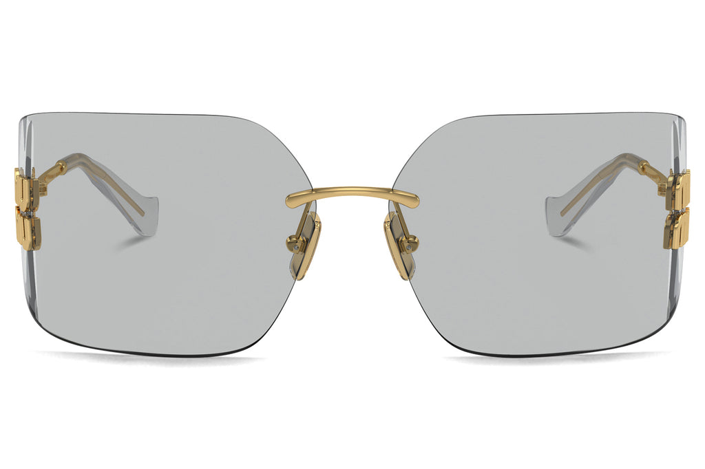 Miu Miu - MU 54YS Sunglasses Gold with Light Grey Lenses (5AK30B)