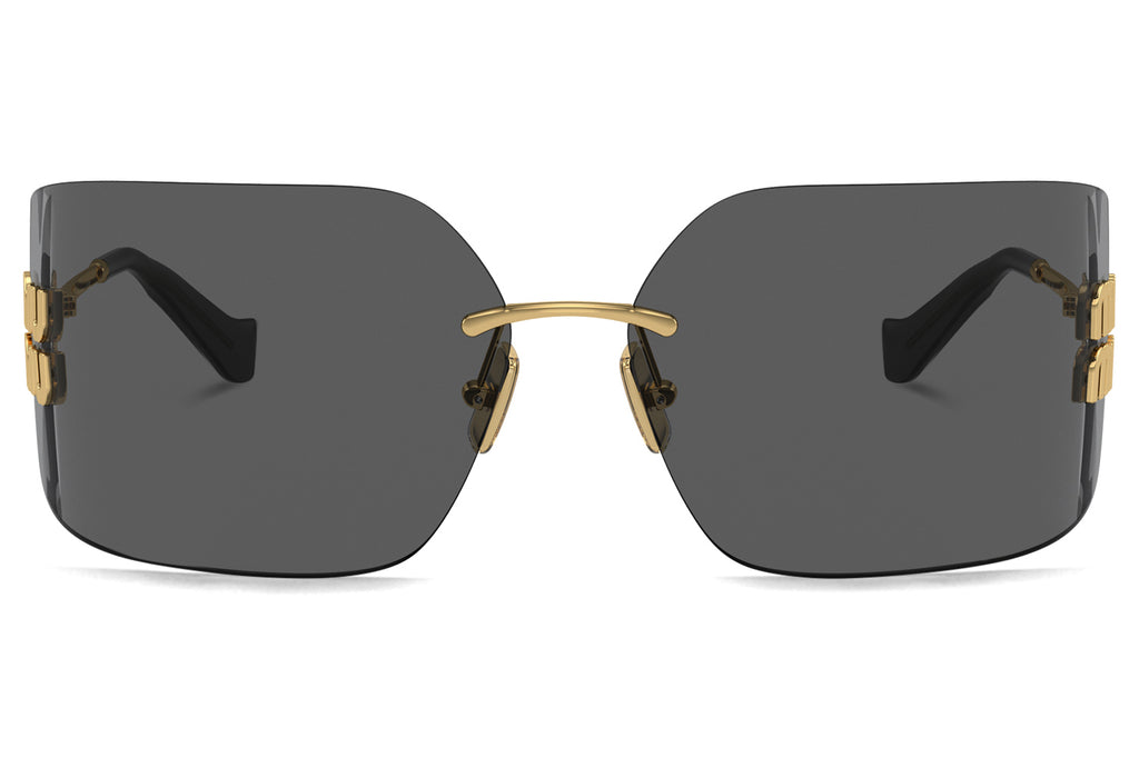 Miu Miu - MU 54YS Sunglasses Gold with Dark Grey Lenses (5AK5S0)