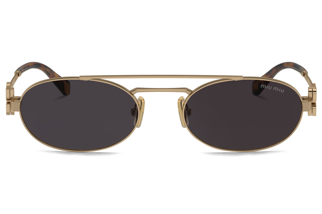 Miu Miu - MU 54ZS Sunglasses Antique Gold with Grey Gradient Lenses (7OE5D1)