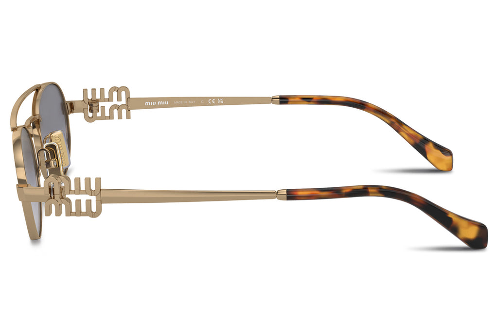 Miu Miu - MU 54ZS Sunglasses Antique Gold with Grey Gradient Lenses (7OE5D1)
