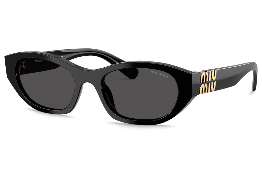 Miu Miu - MU A03S Sunglasses Black with Dark Grey Lenses (16K08Z)