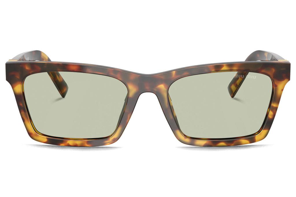 Miu Miu - MU A05S Sunglasses Honey Havana with Light Green Lenses (14L50O)