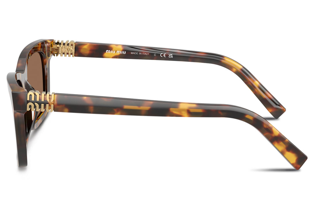 Miu Miu - MU A05S Sunglasses Honey Havana with Dark Brown Lenses (14L60M)