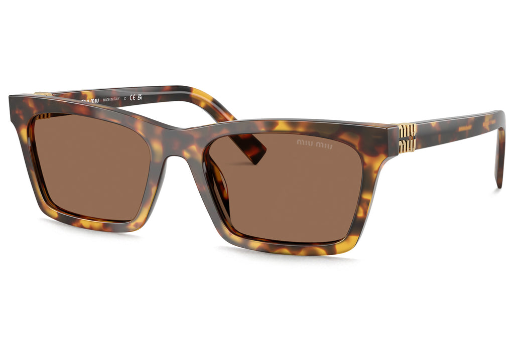 Miu Miu - MU A05S Sunglasses Honey Havana with Dark Brown Lenses (14L60M)