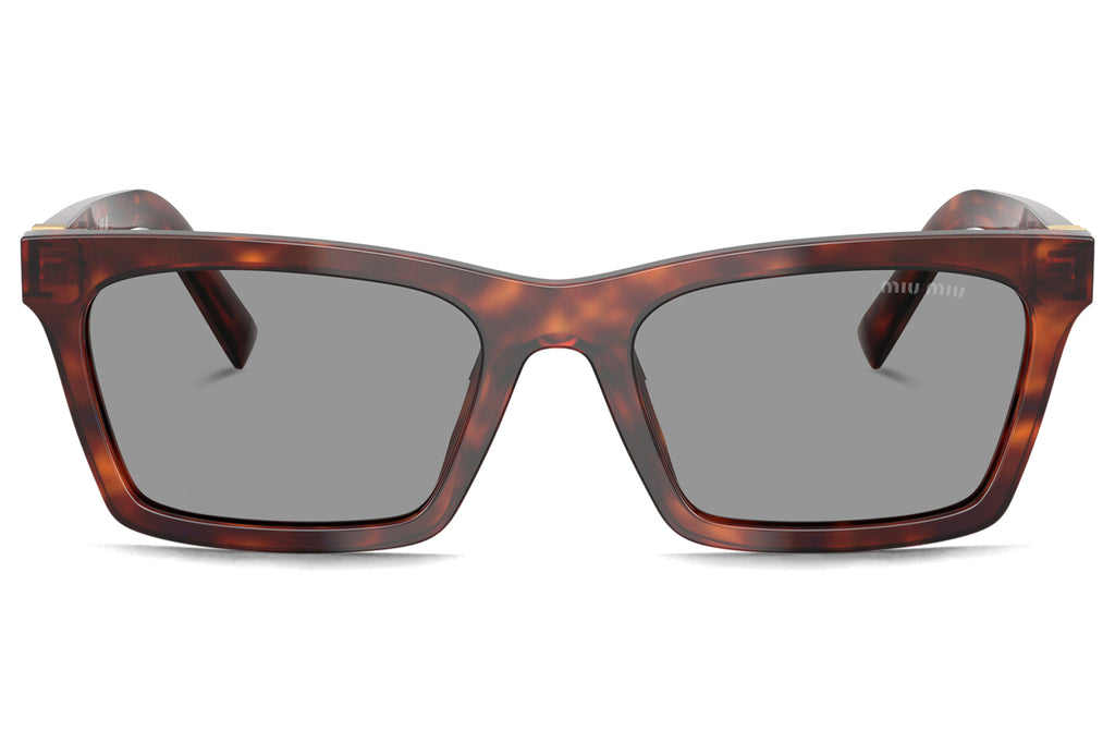 Miu Miu - MU A05S Sunglasses Havana Mahogany with Grey Lenses (21C40O)