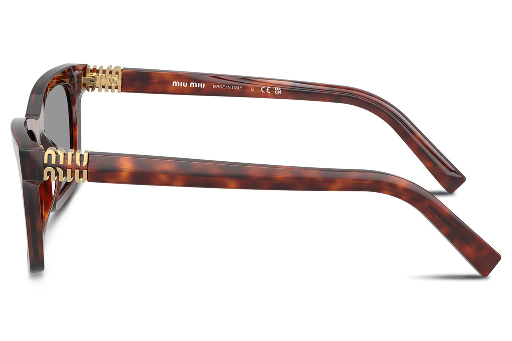 Miu Miu - MU A05S Sunglasses Havana Mahogany with Grey Lenses (21C40O)