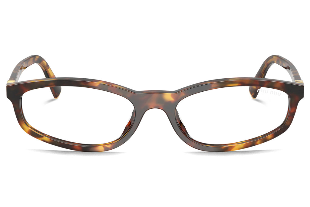Miu Miu - MU A06S Sunglasses Honey Havana with Clear Blue-Violet Light Filter Lenses (14L08N)