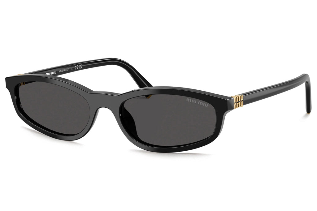 Miu Miu - MU A06S Sunglasses Black with Dark Grey Lenses (16K08Z)