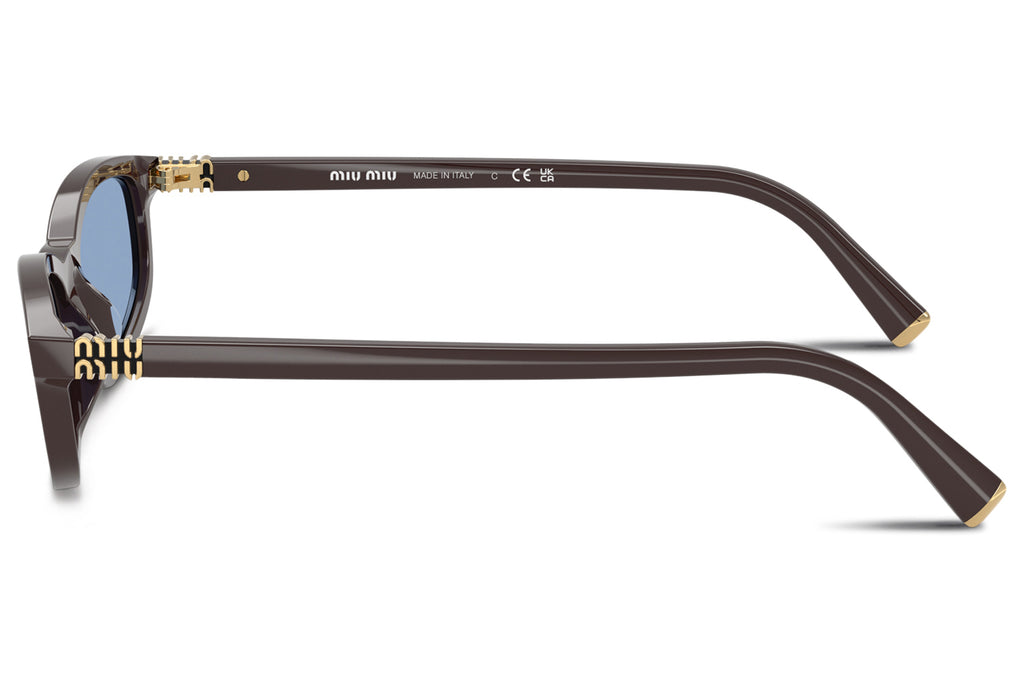 Miu Miu - MU A06S Sunglasses Moka with Light Blue Lenses (22C60O)