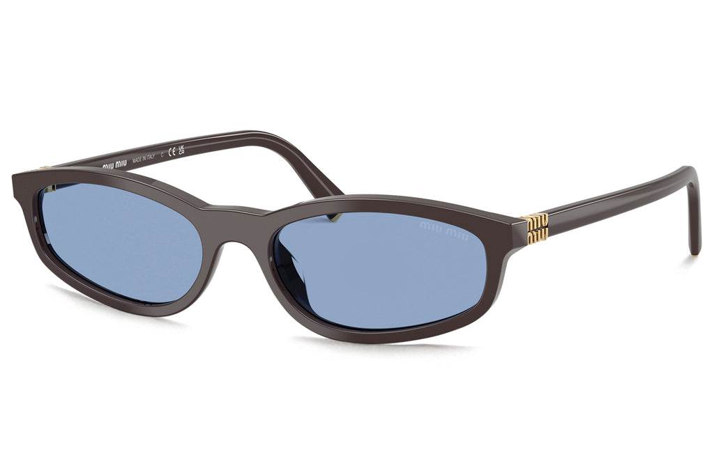 Miu Miu - MU A06S Sunglasses Moka with Light Blue Lenses (22C60O)