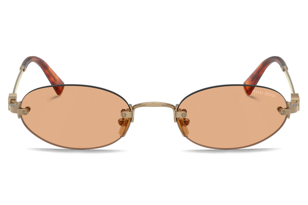 Miu Miu® - MU A54S | Rimless Oval Metal Sunglasses