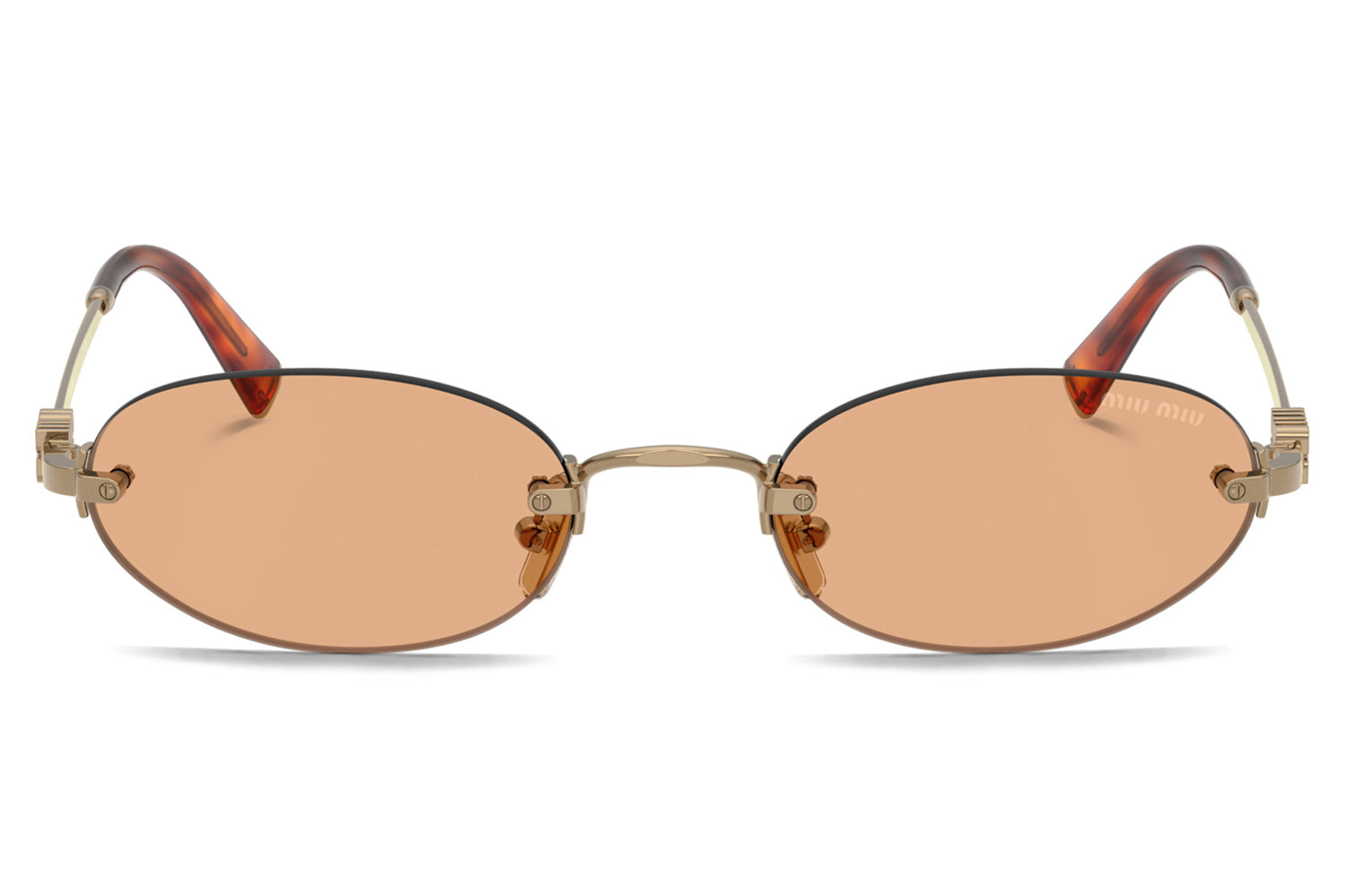 Miu Miu® - MU A54S | Rimless Oval Metal Sunglasses