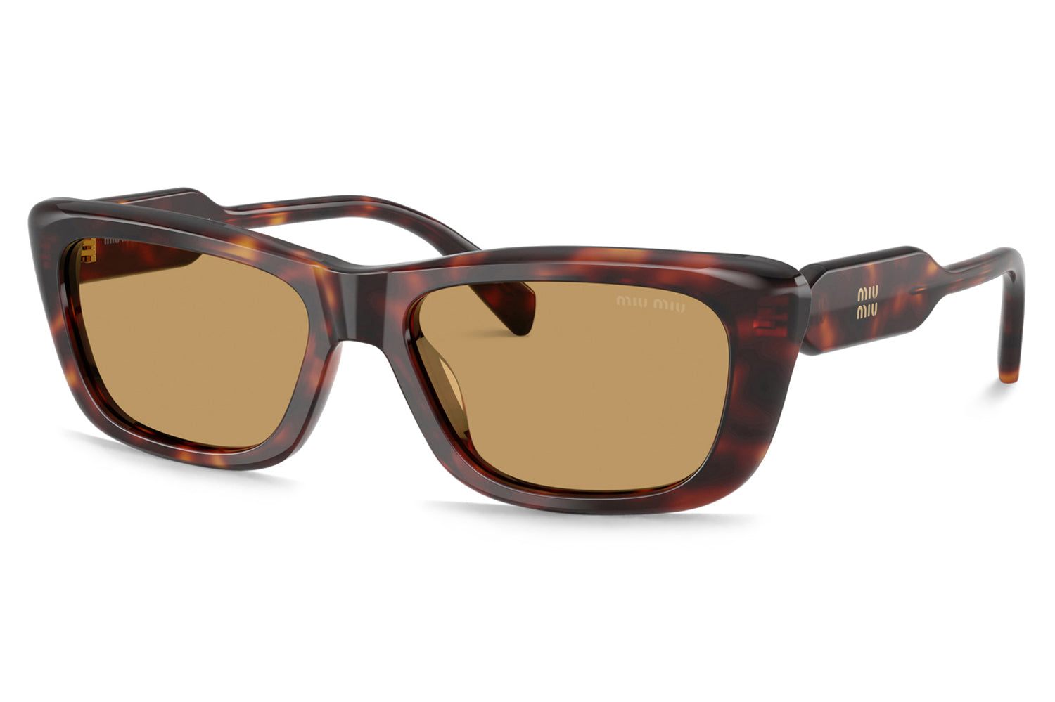 Miu Miu® - MU B12SF | Rectangular Acetate Low Bridge Sunglasses