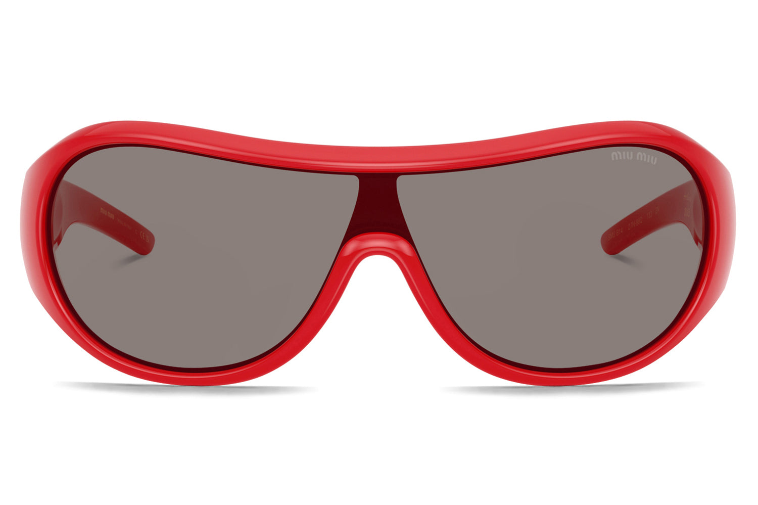 Miu Miu® - MU B14SU | Oversized Shield Acetate Sunglasses display picture 3