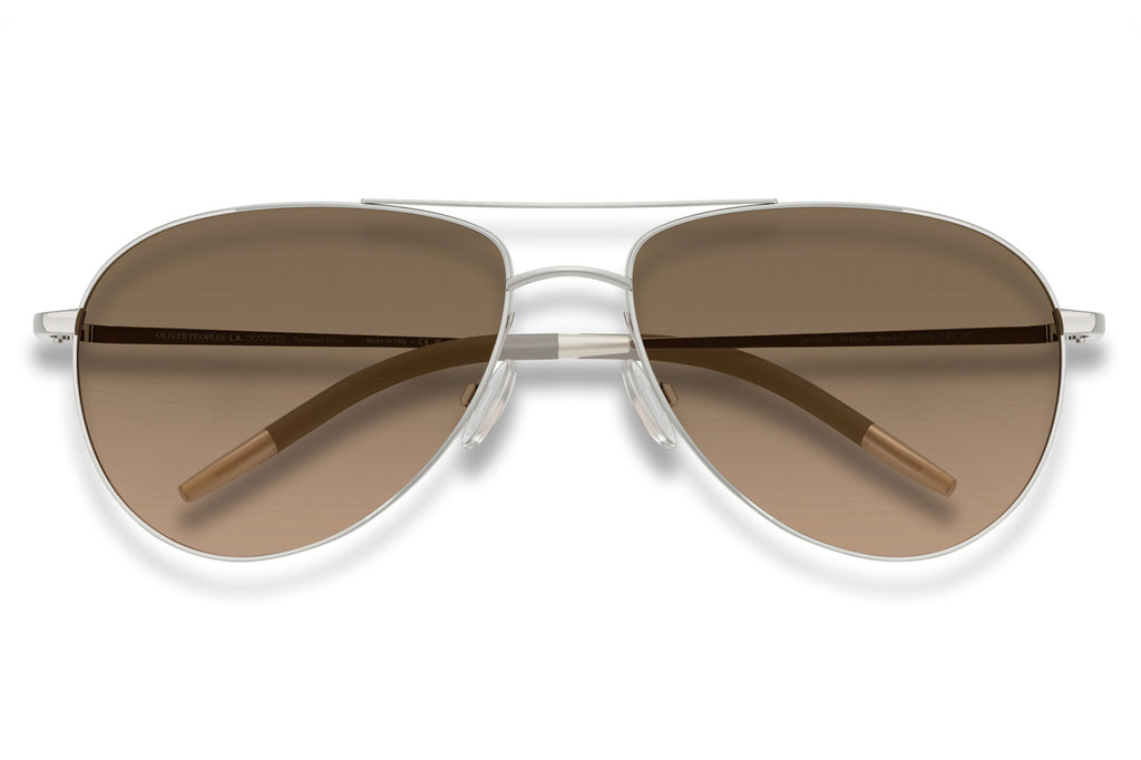 Oliver Peoples - Benedict (OV1002S) Sunglasses Silver with Sandstone Gradient Lenses