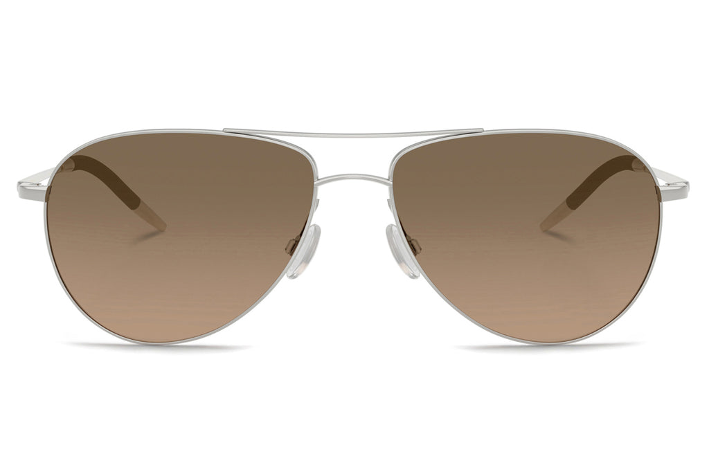 Oliver Peoples - Benedict (OV1002S) Sunglasses Silver with Sandstone Gradient Lenses