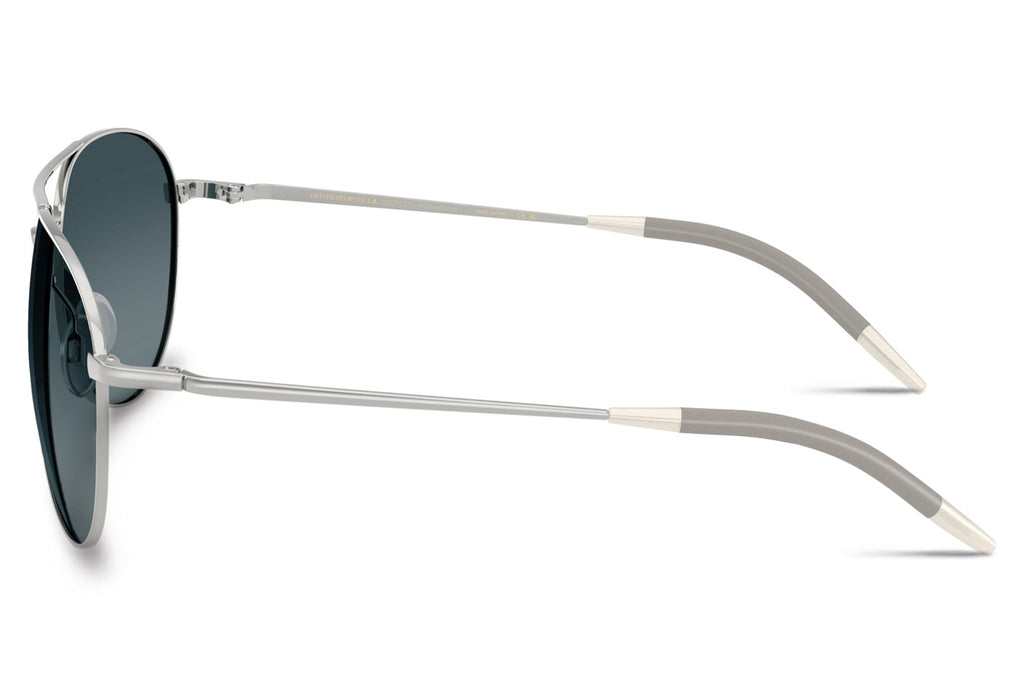 Oliver Peoples - Benedict (OV1002S) Sunglasses Silver with Blue Gradient Polar Lenses