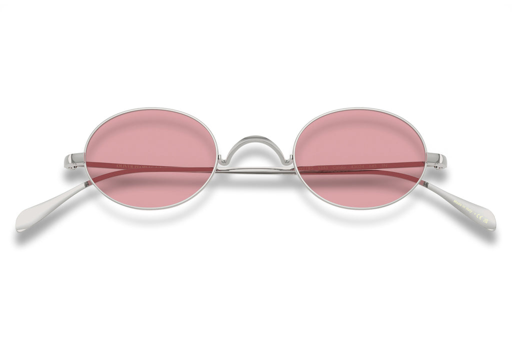 Oliver Peoples - Calidor (OV1185) Sunglasses Silver with Pink Wash Lenses
