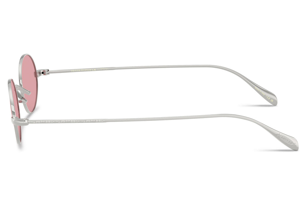Oliver Peoples - Calidor (OV1185) Sunglasses Silver with Pink Wash Lenses