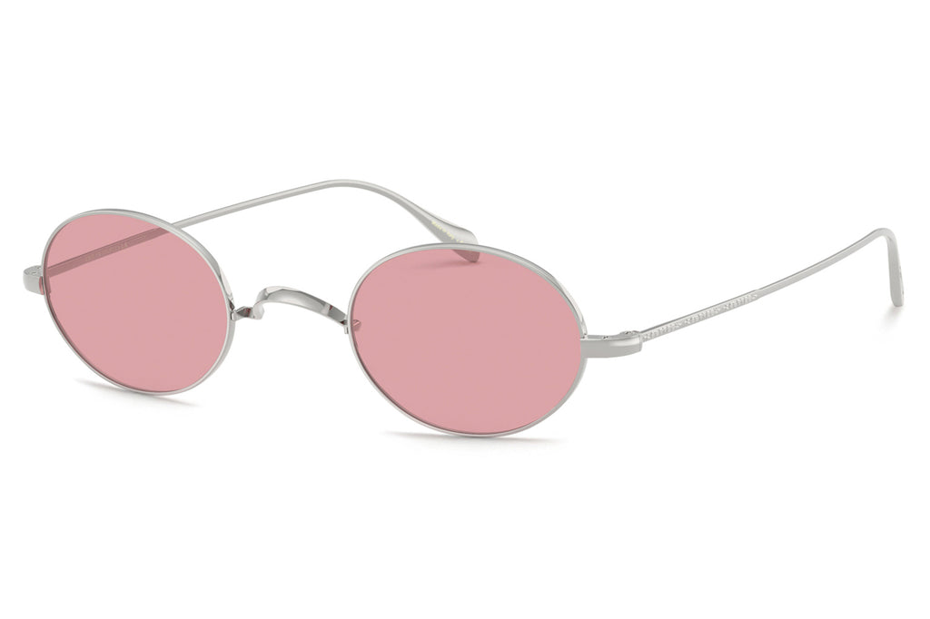 Oliver Peoples - Calidor (OV1185) Sunglasses Silver with Pink Wash Lenses