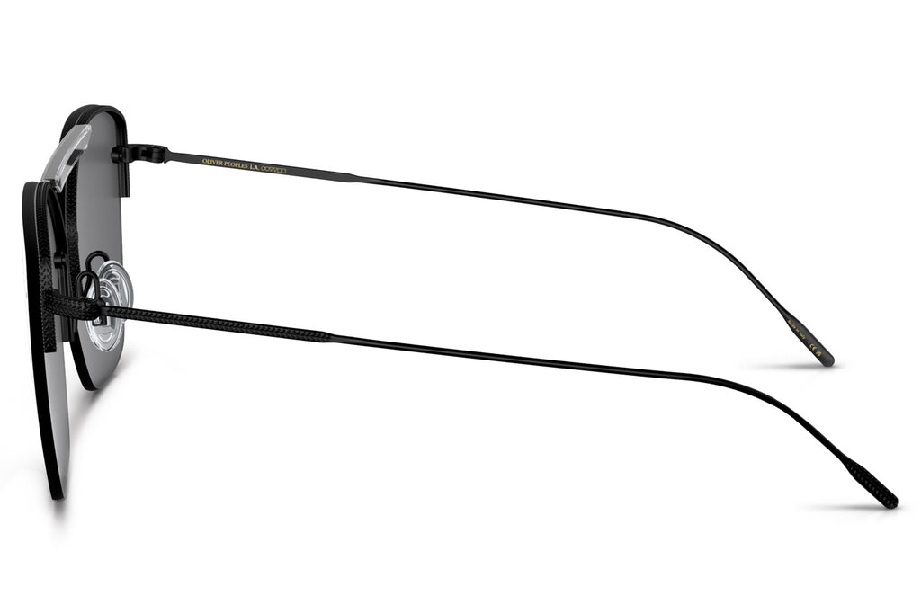 Oliver Peoples - Ziane (OV1217S) Sunglasses Matte Black/Crystal Top with Black Satin Mirror Lenses